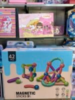 ⁦magnetic 🧲 sticks 42pcs⁩ - الصورة ⁦2⁩