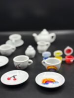 ⁦service seramique 15pcs a colorier⁩ - الصورة ⁦2⁩